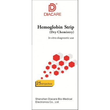 Тест - полоски на гемоглобин (Diacare)
